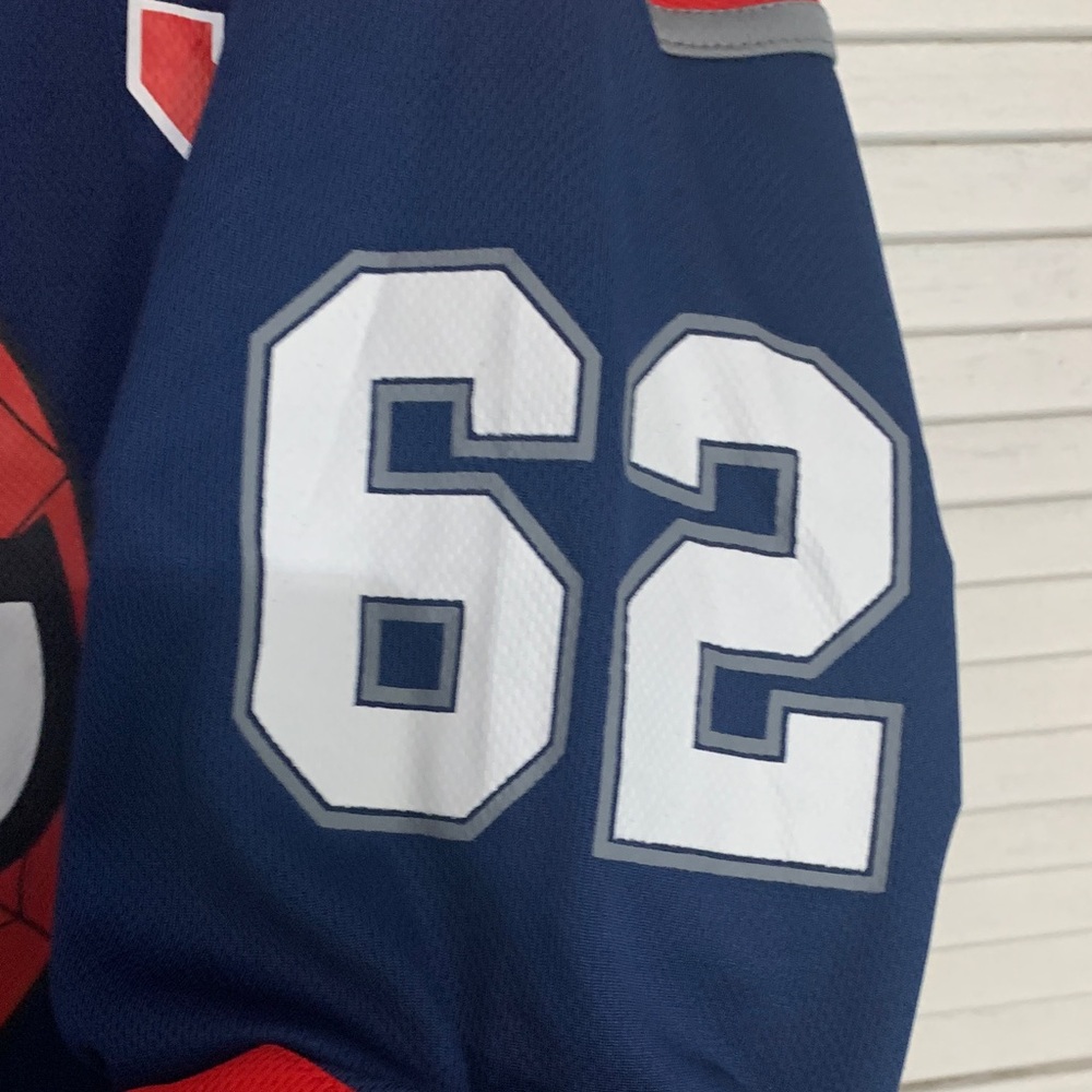 Marvel Spider-Man Red and Blue Jersey - Picture 7 of 9